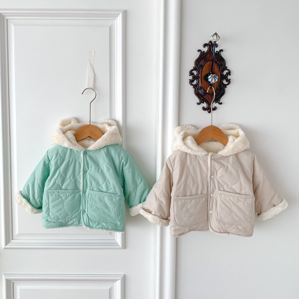Reversible Quilted Baby Jacket